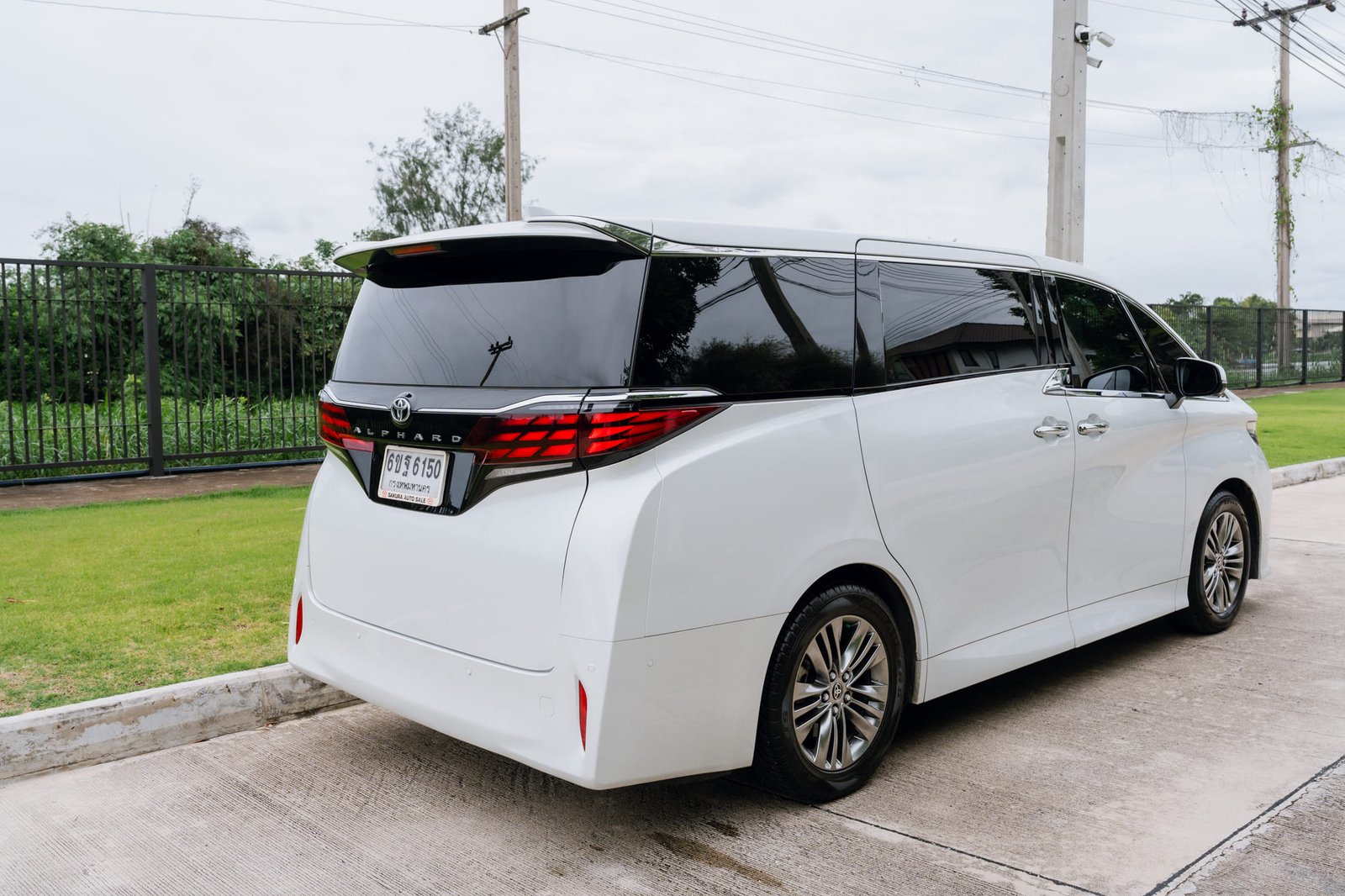 Toyota Alphard driver area and wheel